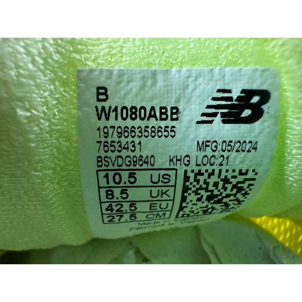 New Balance Fresh Foam X 1080v13 Running Shoes Womens 10.5 Limelight *WORN ONCE*_9